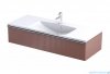Oristo Etna Konsola podumywalkowa wisząca Ryflowana 120x45x25 ceglany mat OR52-SD1S-120-19R